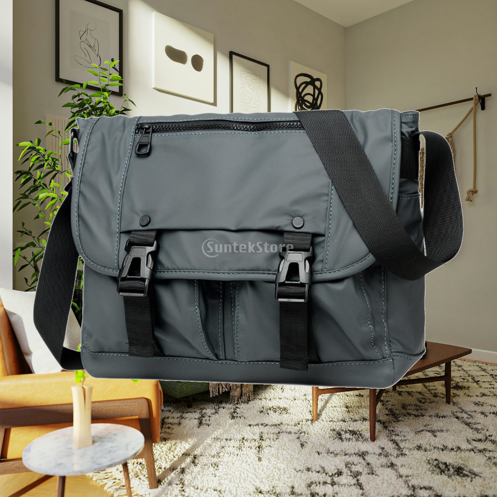 Tote Bag Beach - Messenger Bag met meerdere vakken, nylon,