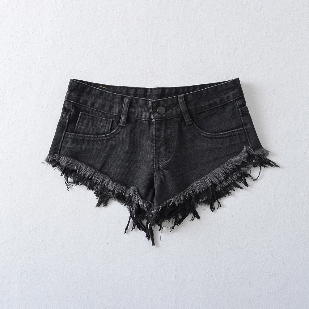 Shorts Denim Frayed - Y2K sexy korte denim shorts voor