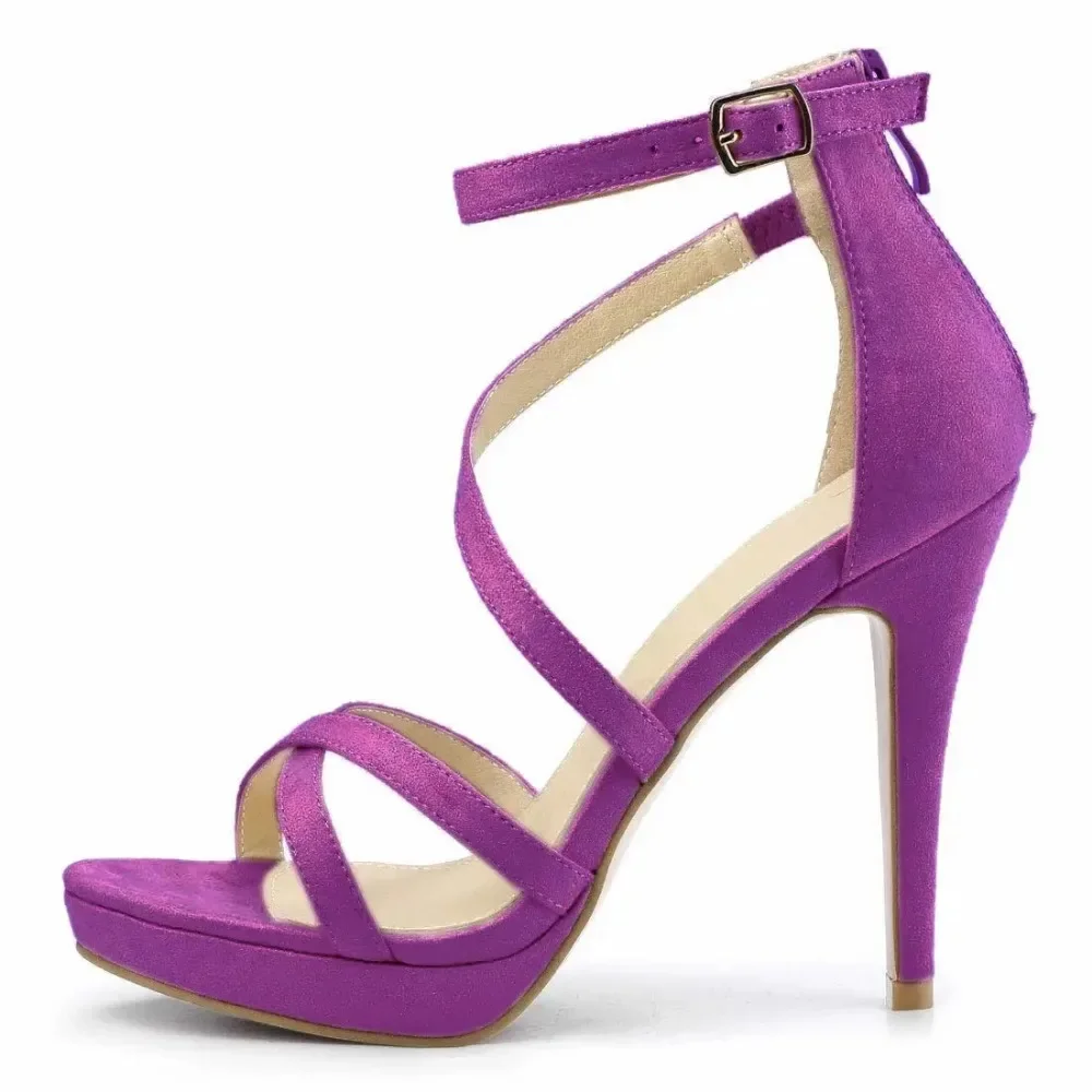 Sandal Strappy Heeled - Vrouwen Sandalen Zomer Sexy Pumps 11cm