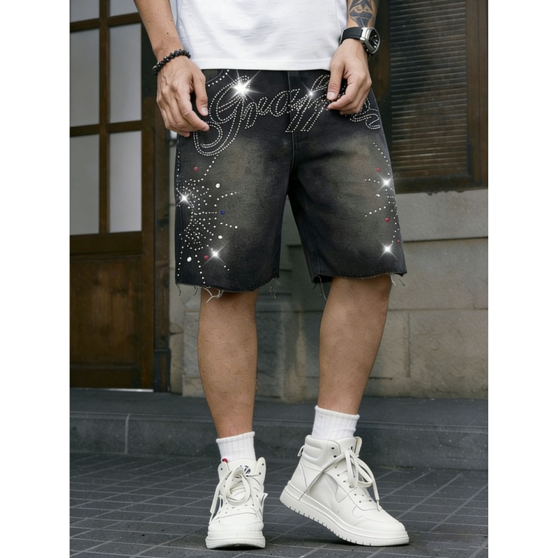 Amerikaanse streetwear heren n - Shorts Denim Frayed recensie en prijs