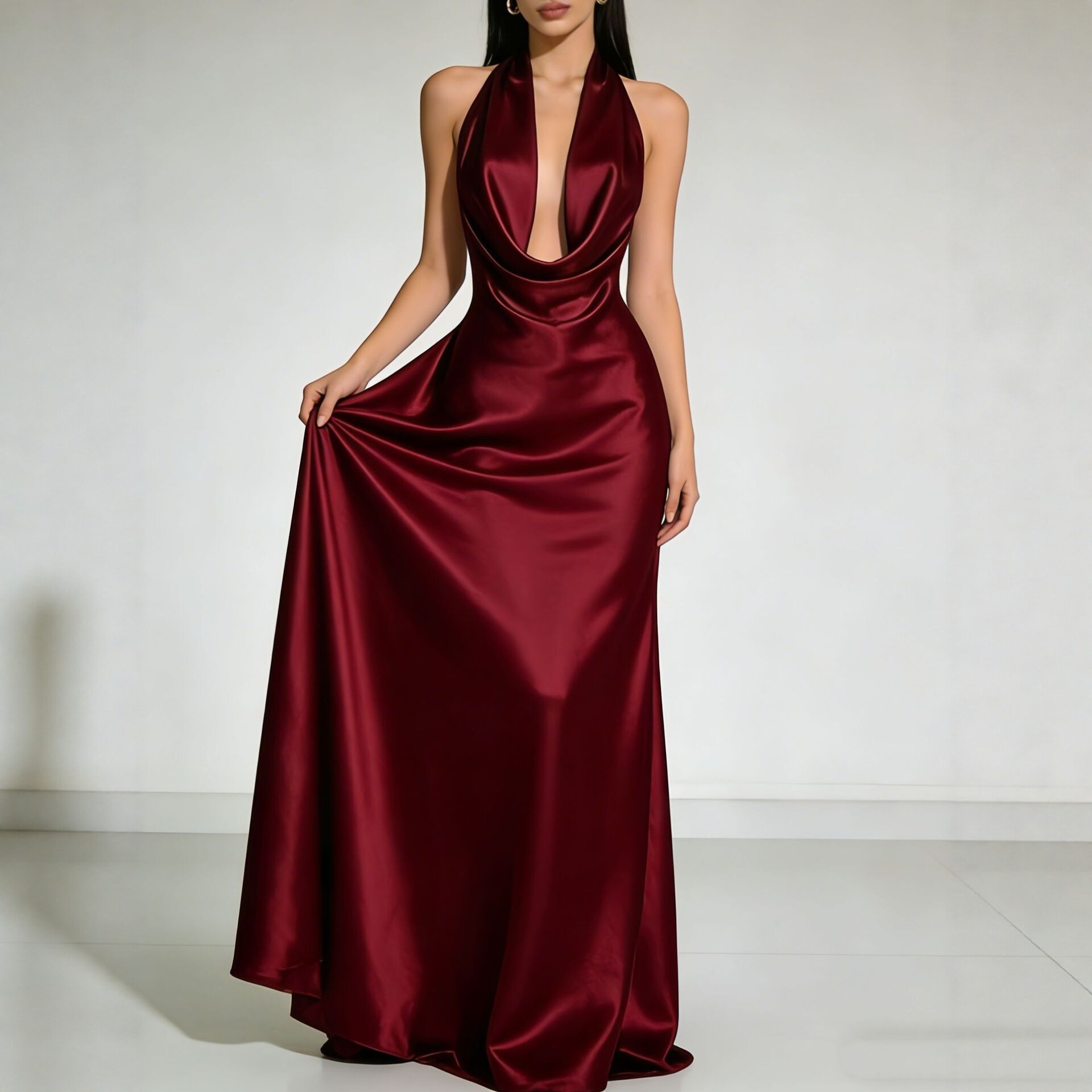 Elegante feestjurken 2026 Jurk - Maxi Dress Halter recensie en prijs