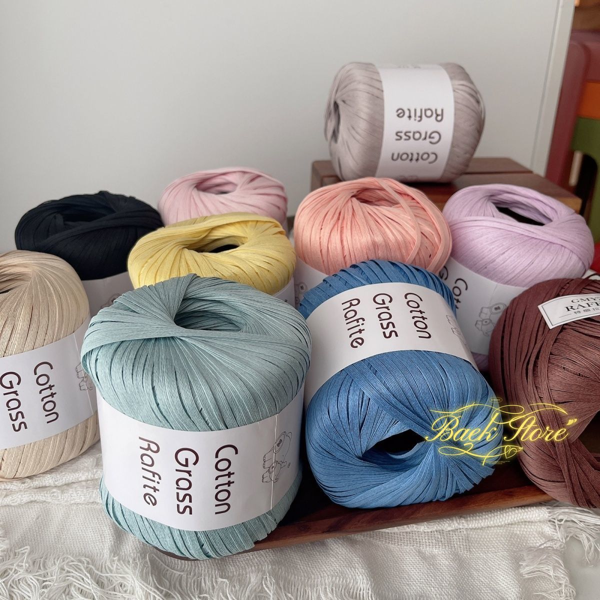 102M/roll Veelkleurige Raffia  - Crochet Bag Raffia recensie en prijs